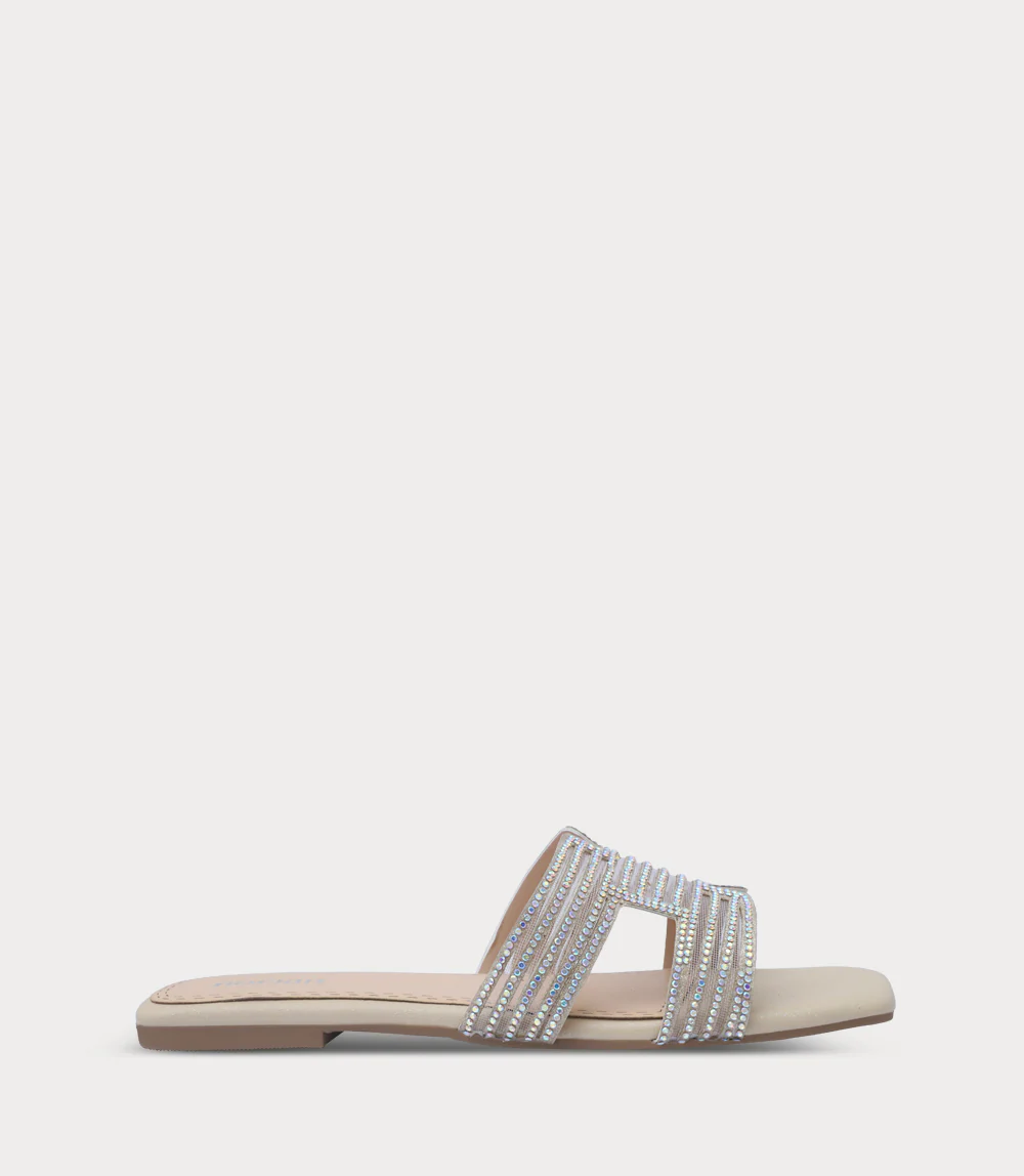 Women Slipper-SILVER/MUL