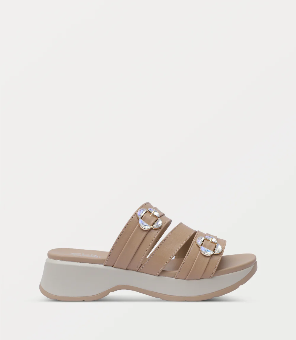 Women Comfort Slipper-BEIGE