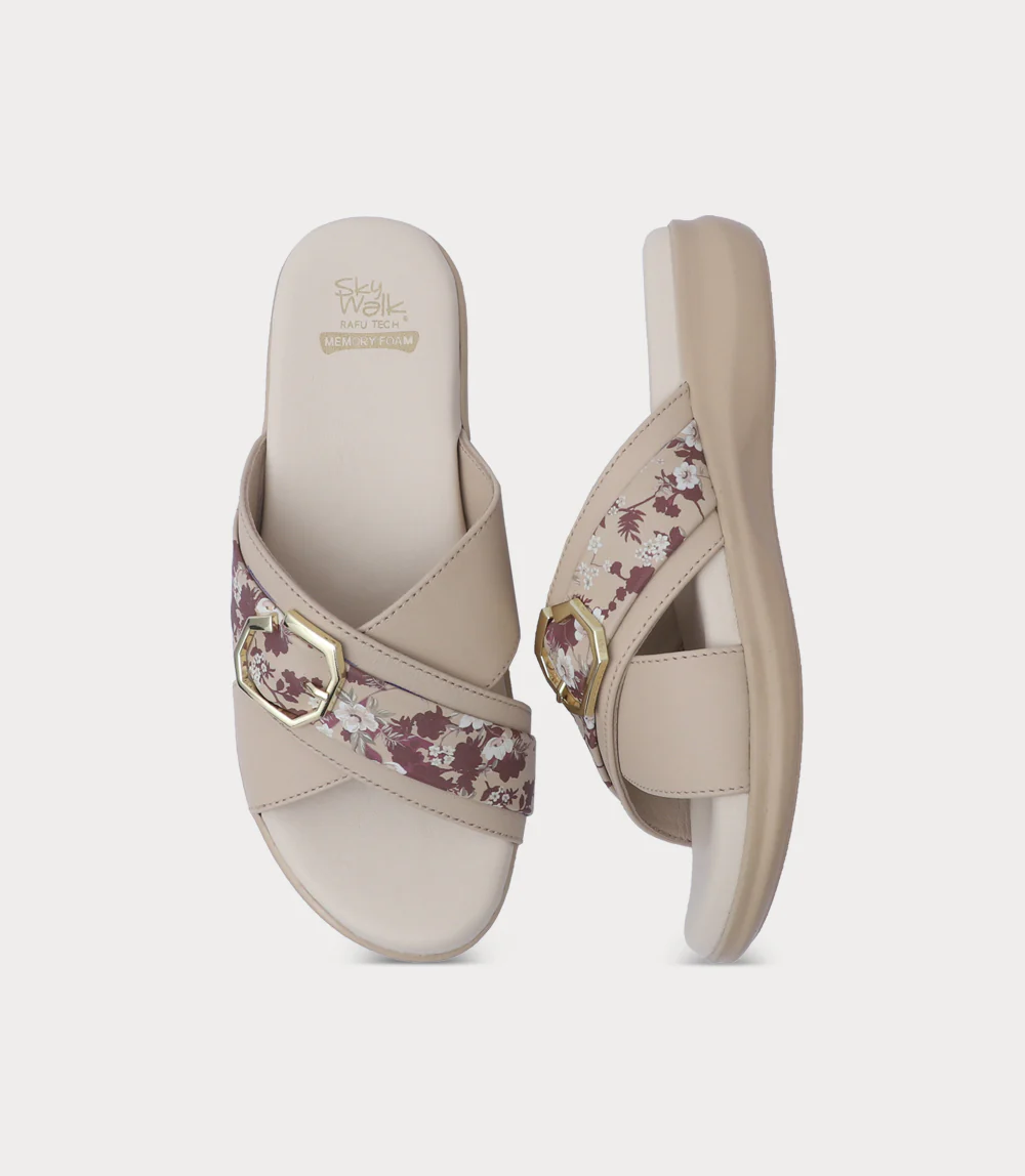 Women Comfort Slipper-FAWN - Image 4
