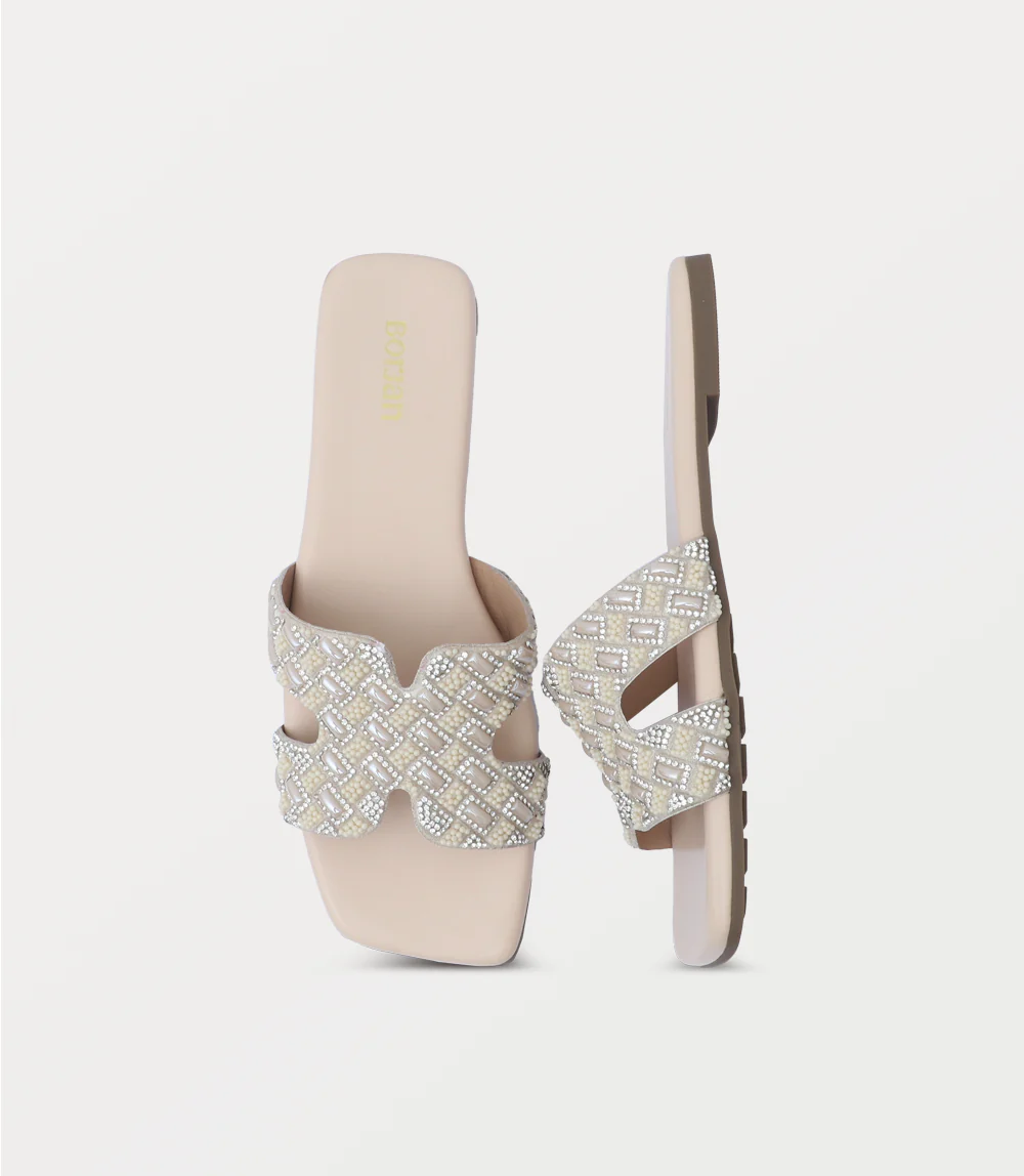 Women Slipper-IVORY - Image 4