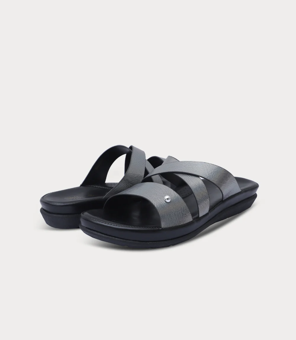 Women Comfort Slipper-PEWTER - Image 3
