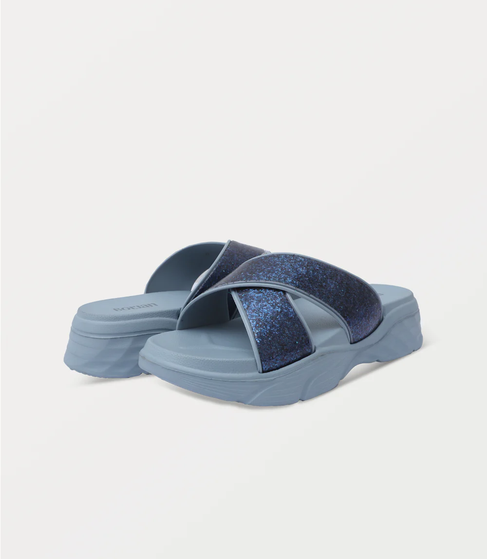 Women Comfort Slipper-BLUE - Image 3