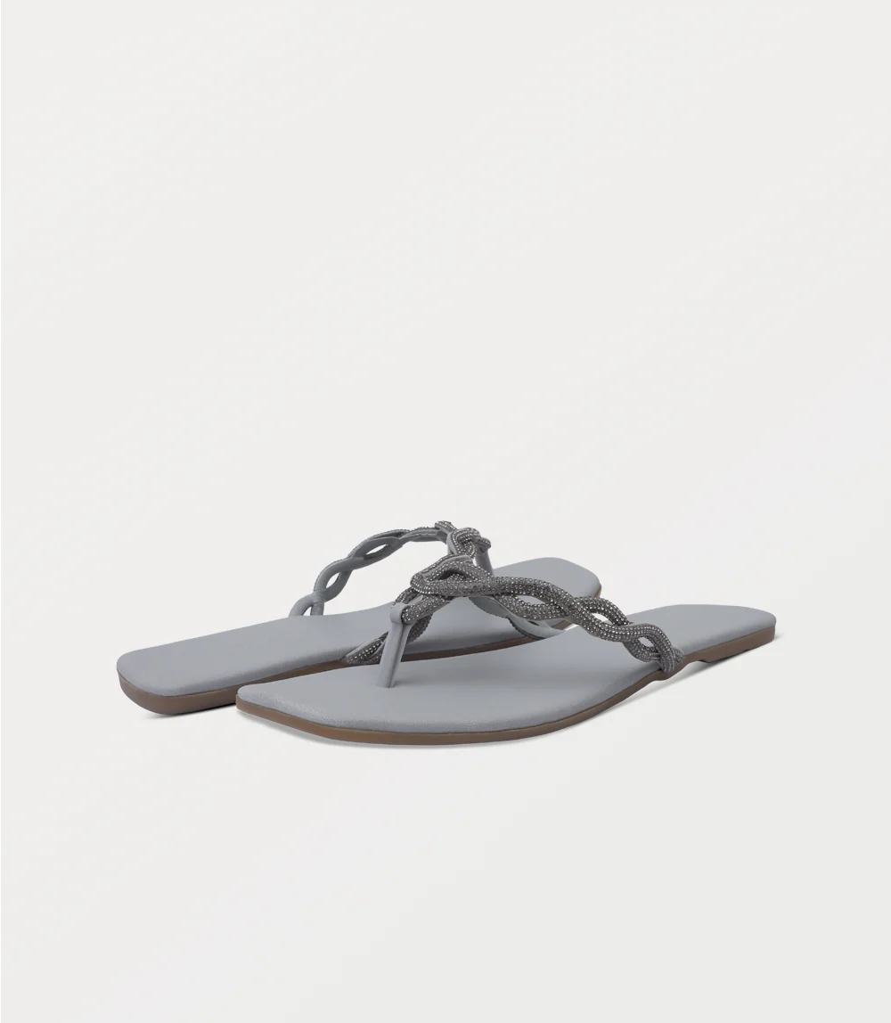 Women Chappal-GREY - Image 3