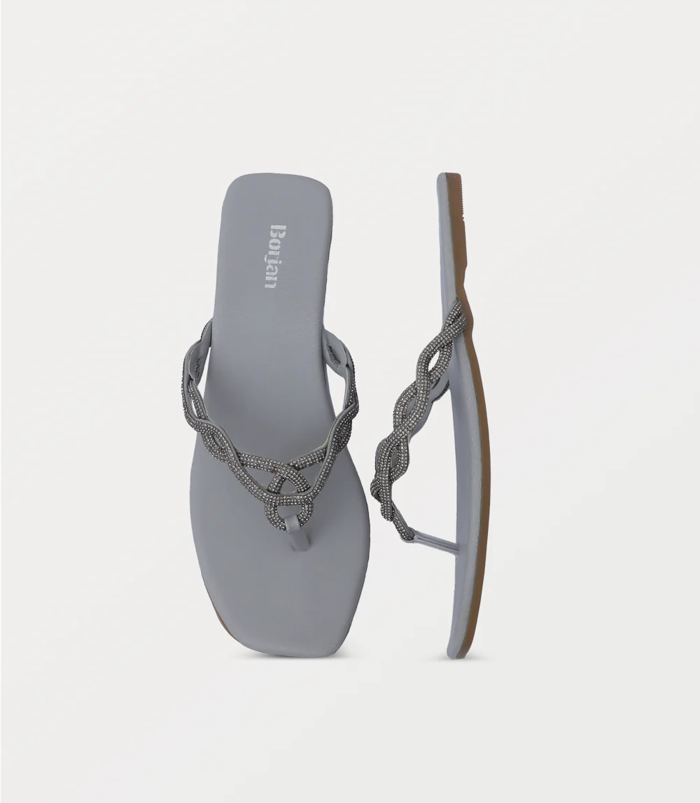 Women Chappal-GREY - Image 4