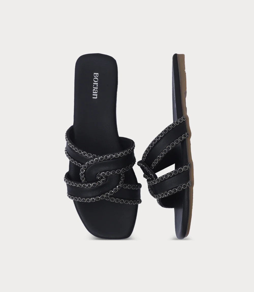 Women Slipper-BLACK - Image 4
