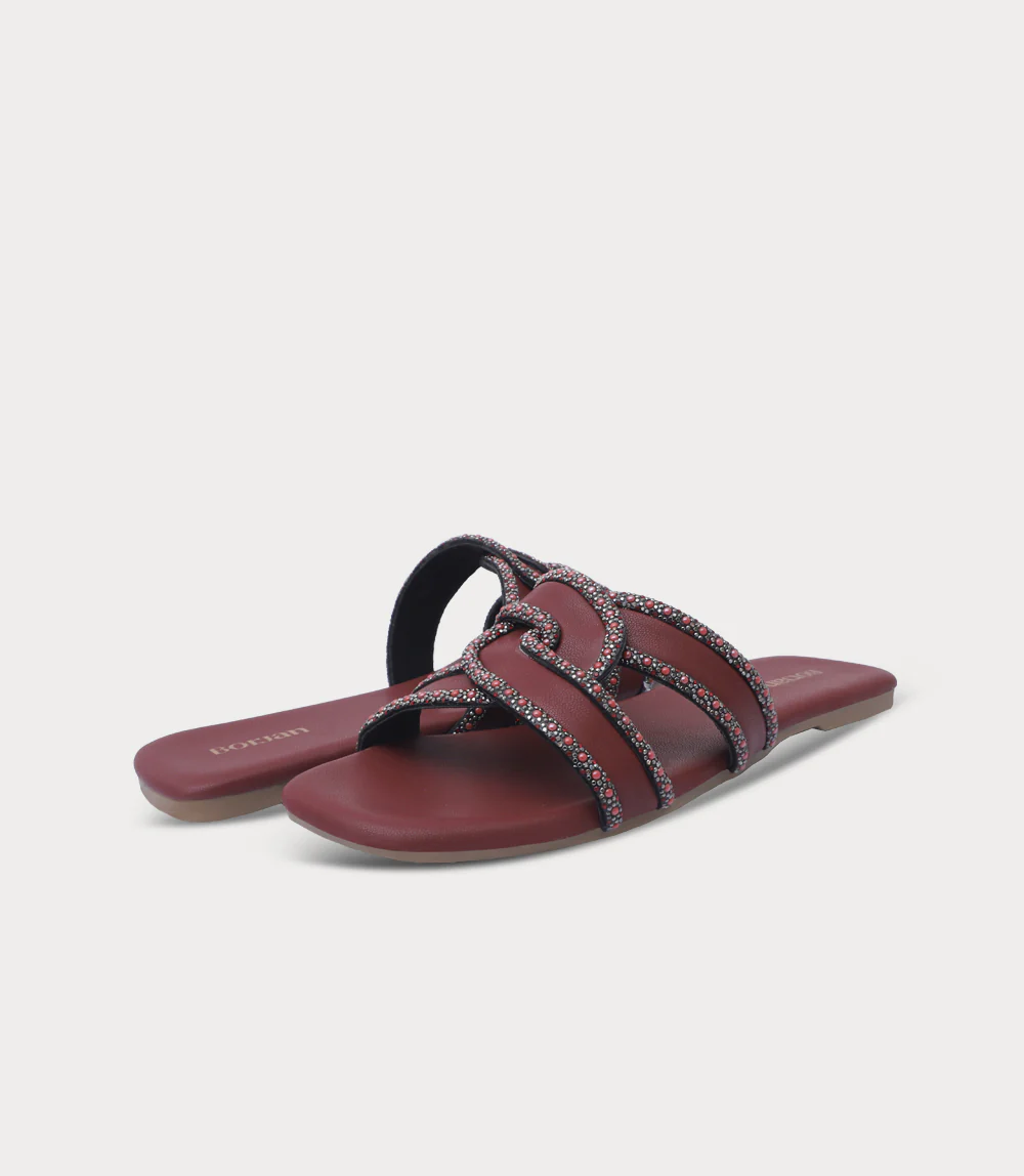 Women Slipper-MAROON - Image 3