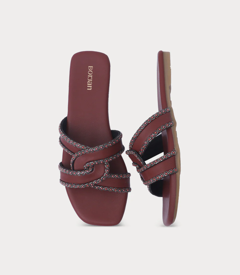 Women Slipper-MAROON - Image 4