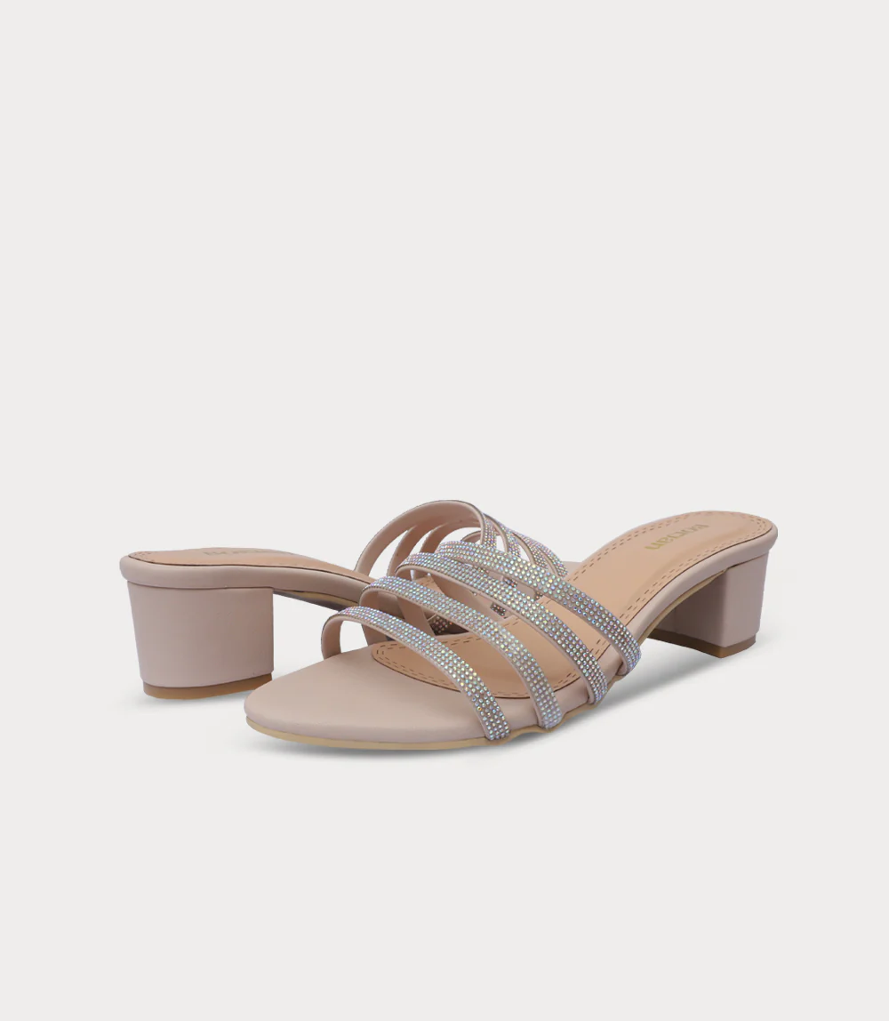 Women Slipper Heels-IVORY - Image 3