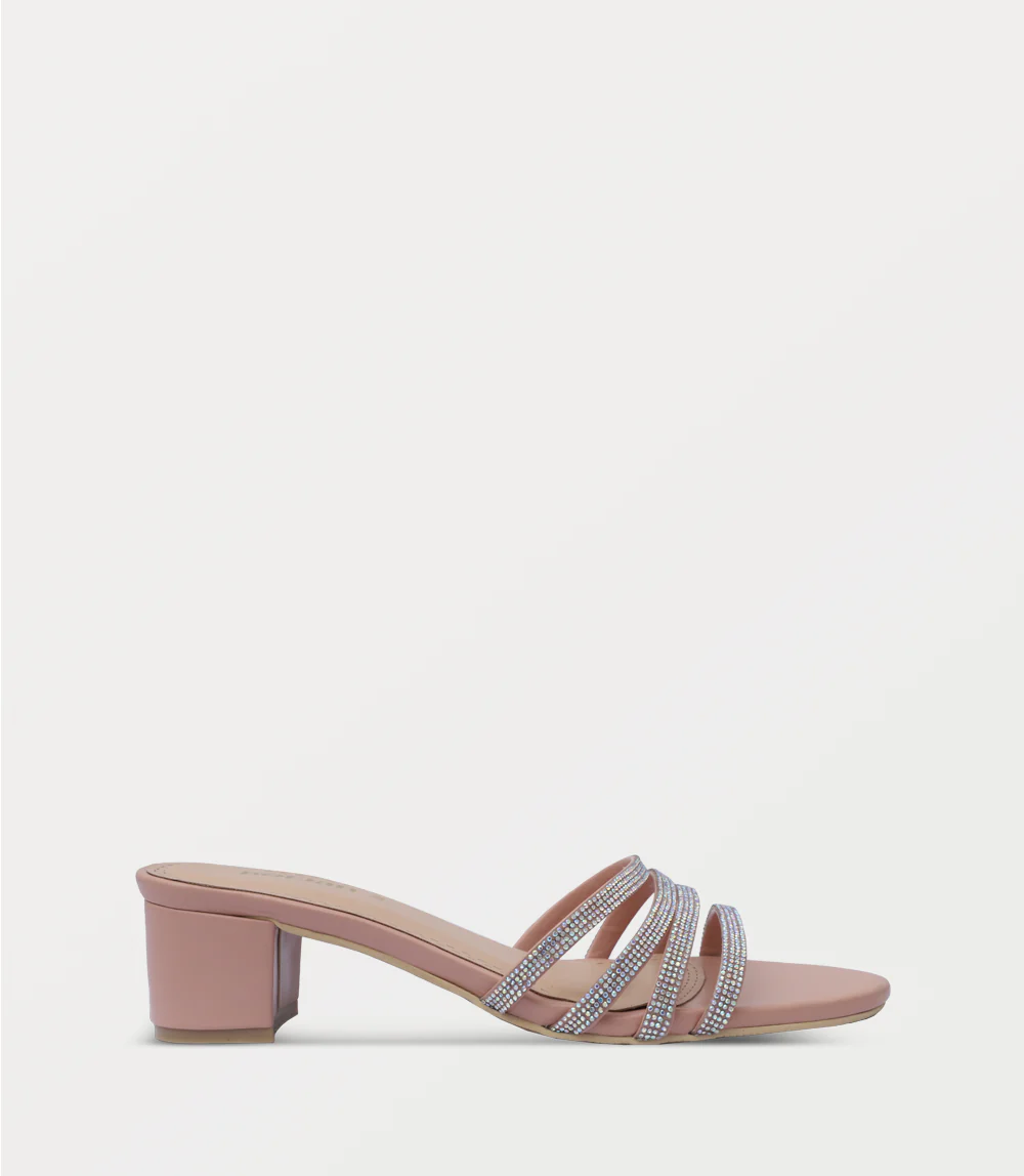 Women Slipper Heels-LIGHT PINK
