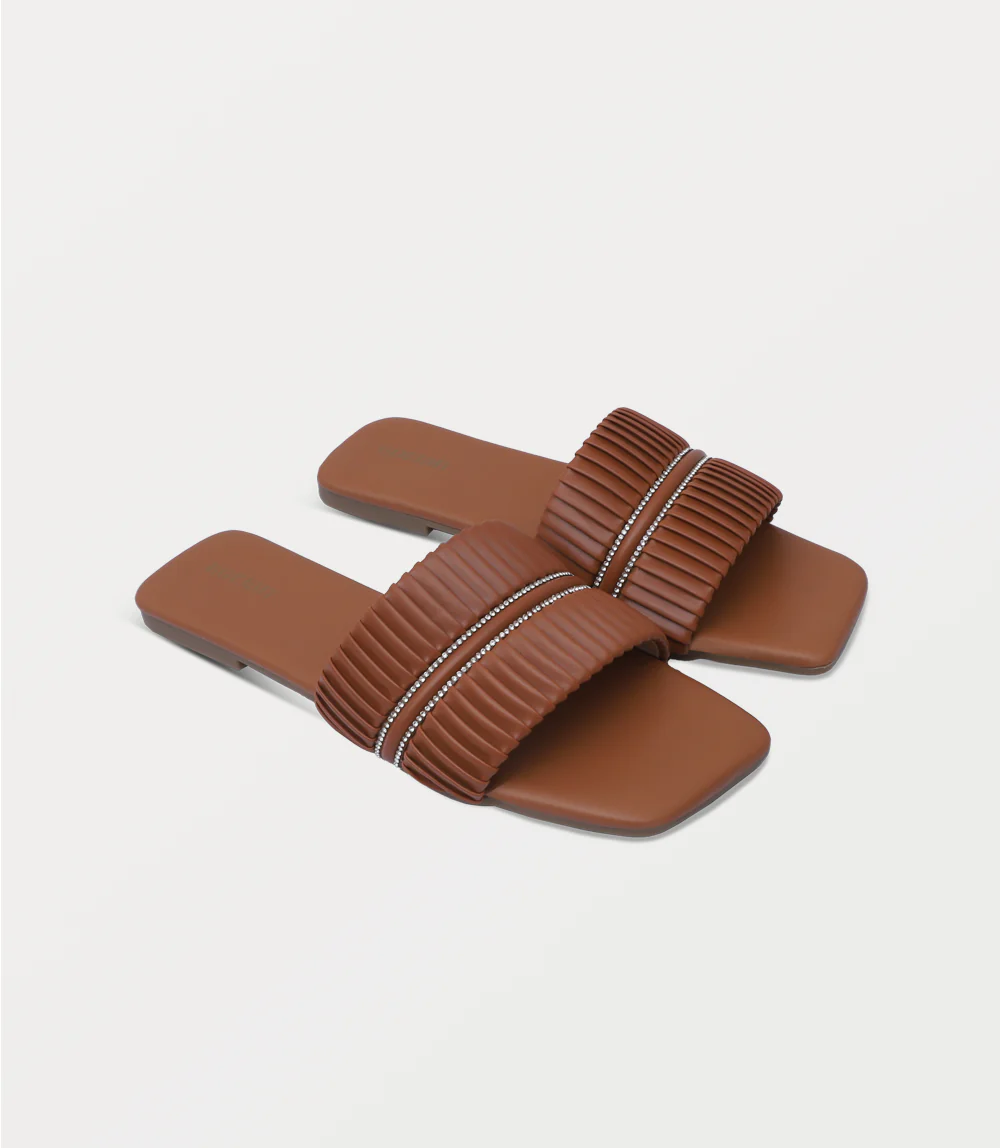 Women Slipper-TAN - Image 2