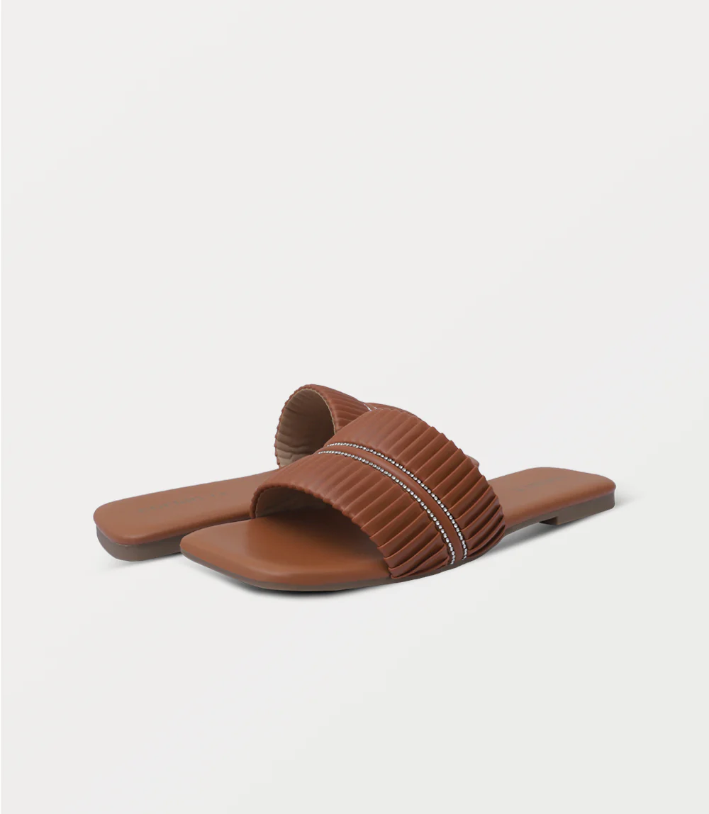 Women Slipper-TAN - Image 3