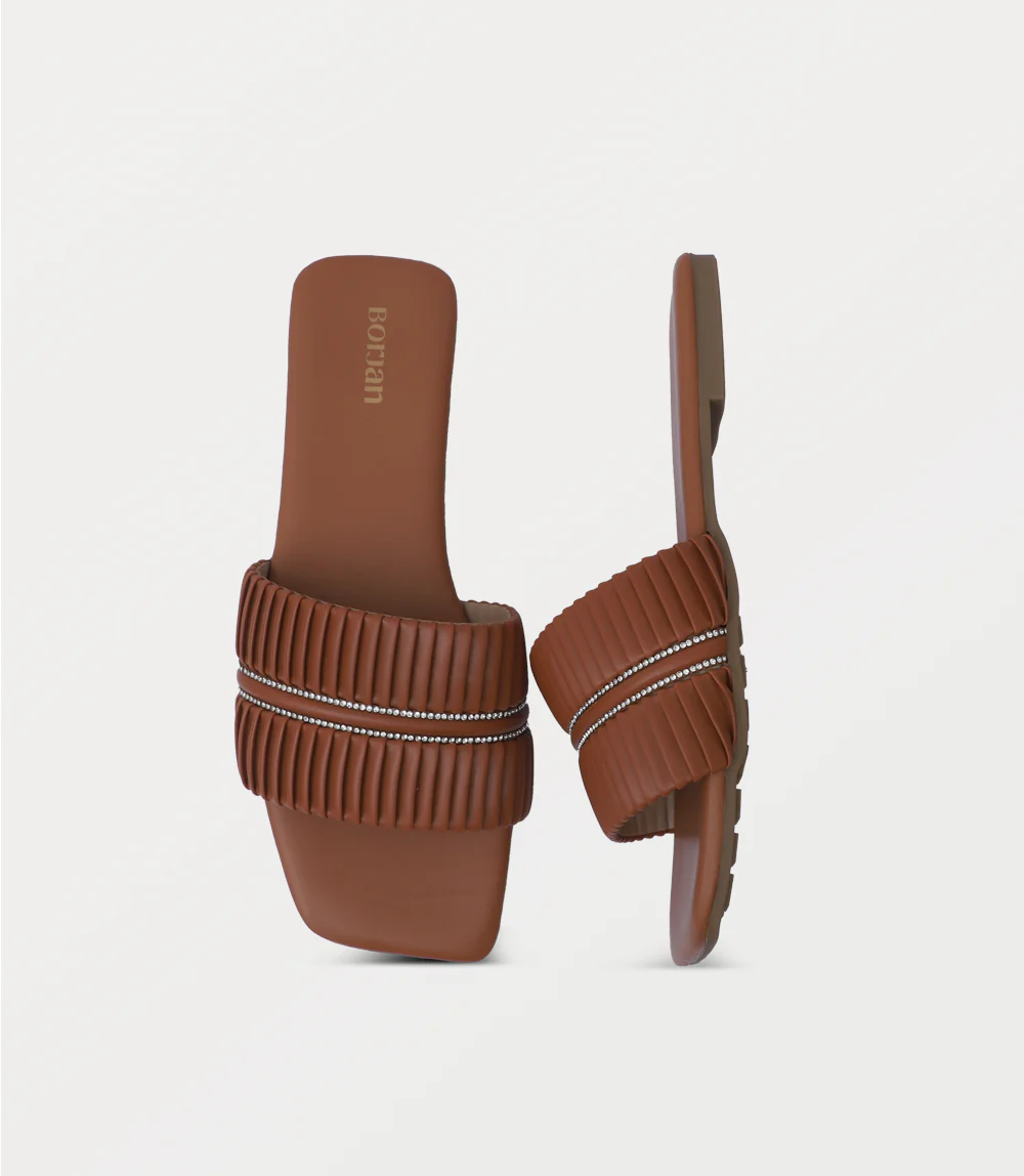 Women Slipper-TAN - Image 4