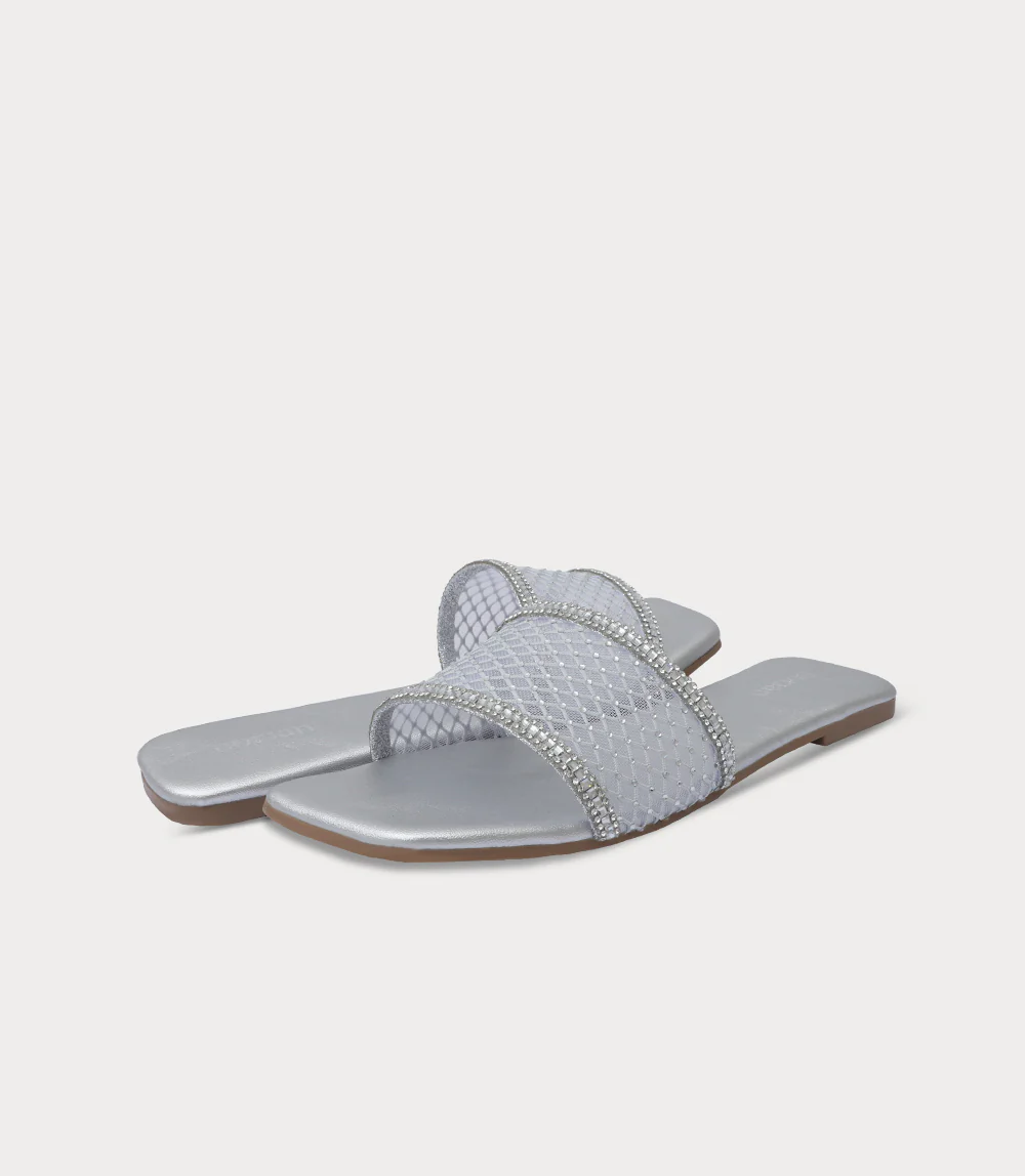 Women Slipper-SILVER - Image 3