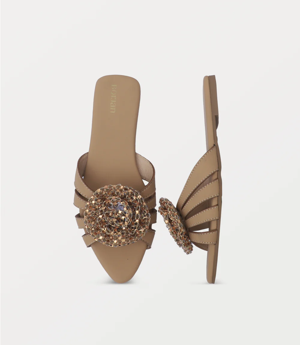Women Slipper-BEIGE - Image 4