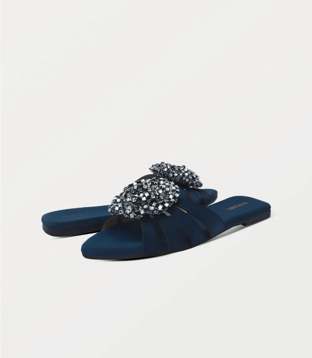 Women Slipper-TEAL - Image 3