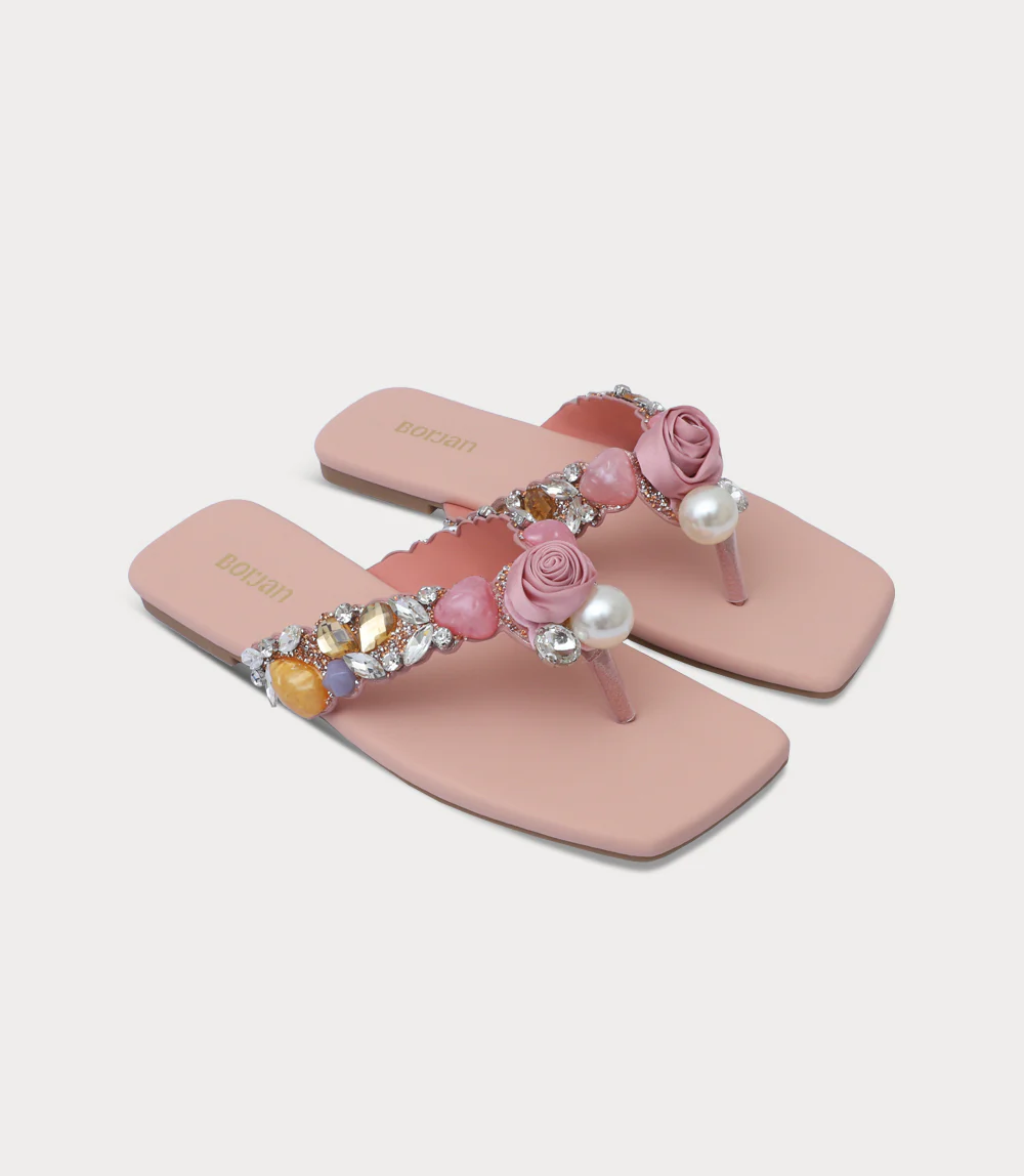 Women Chappal-TEA PINK - Image 2