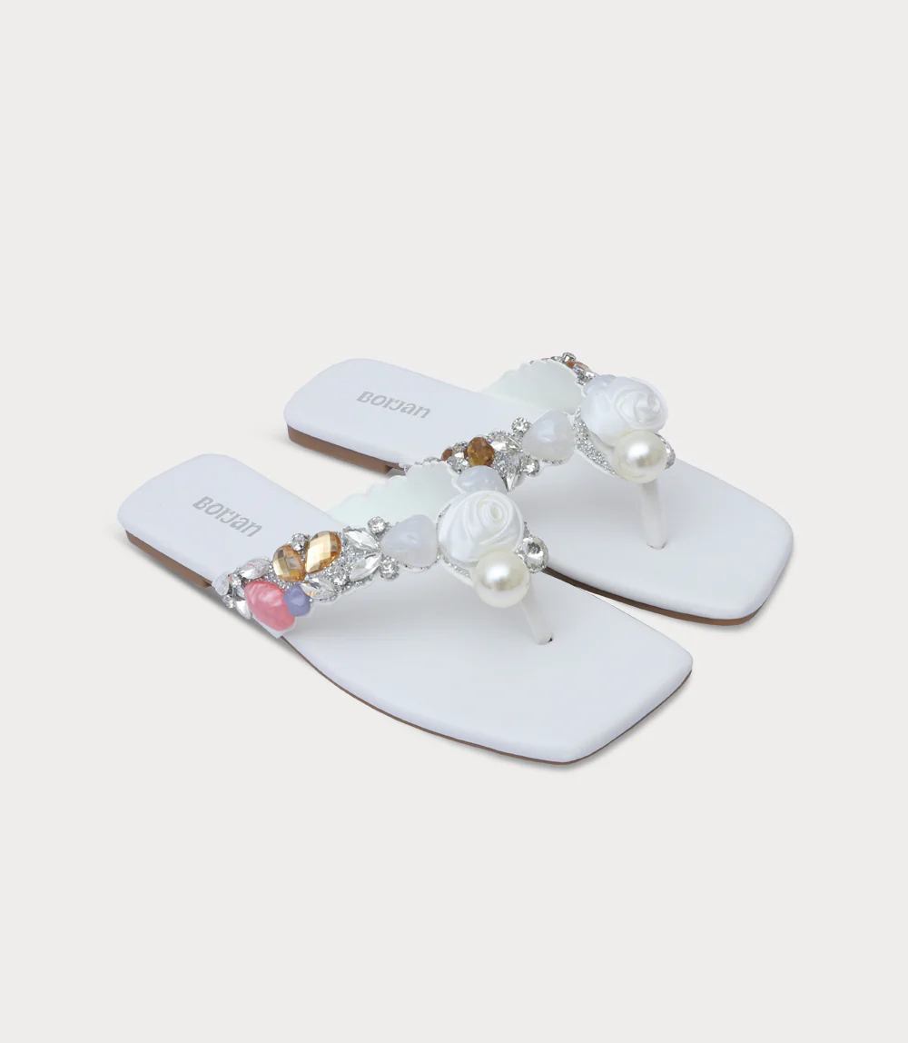 Women Chappal-WHITE - Image 2