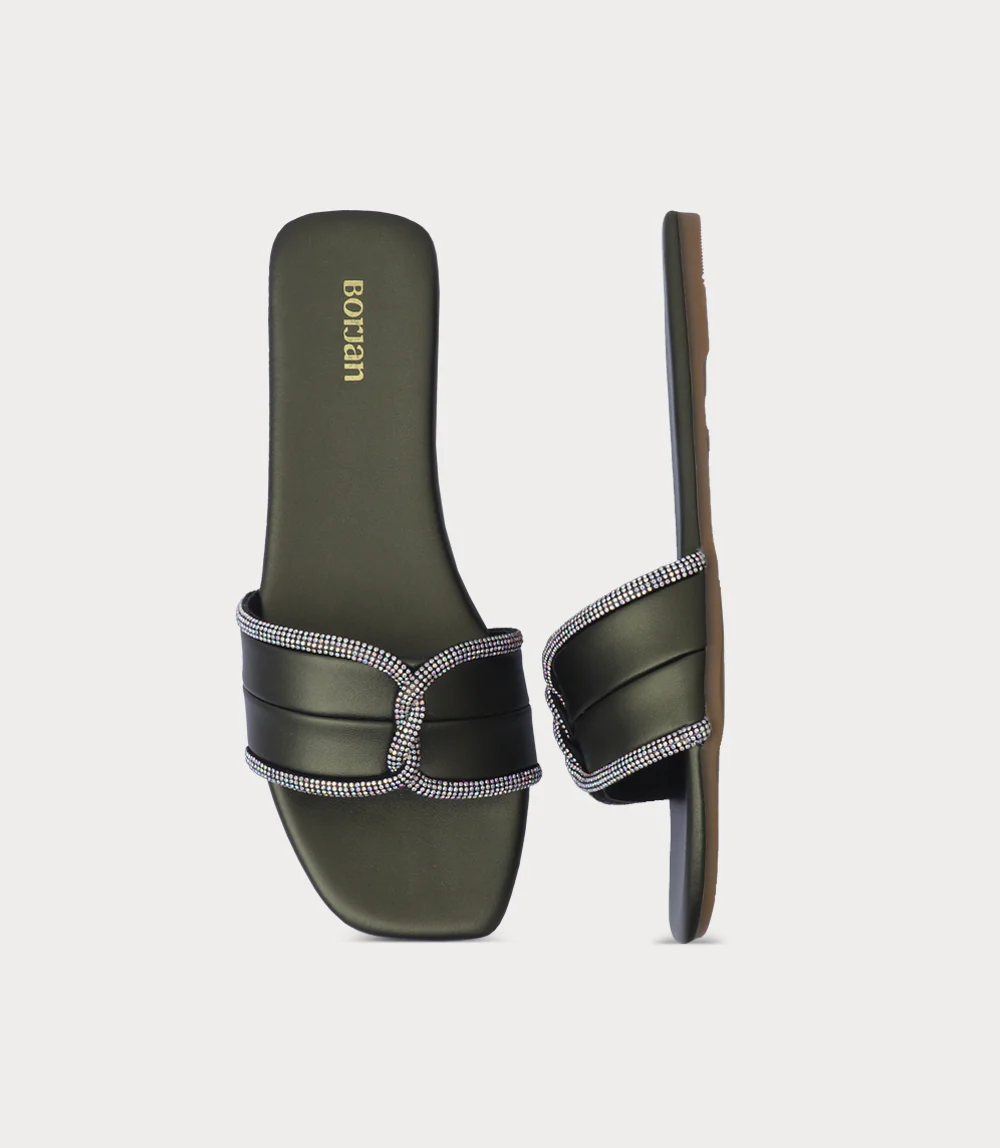 Women Slipper-OLIVE - Image 4
