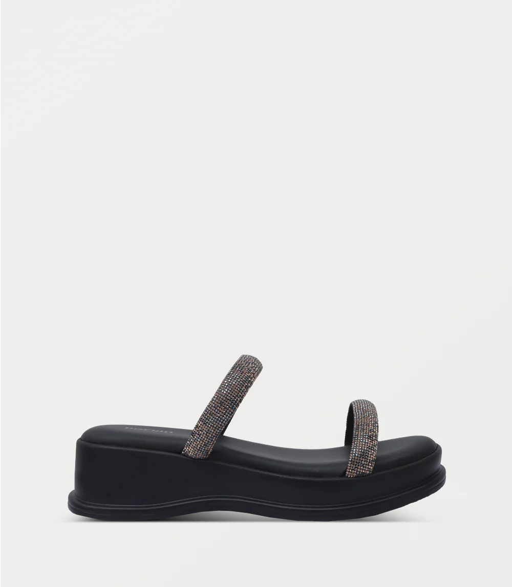 Women Comfort Slipper-BLACK
