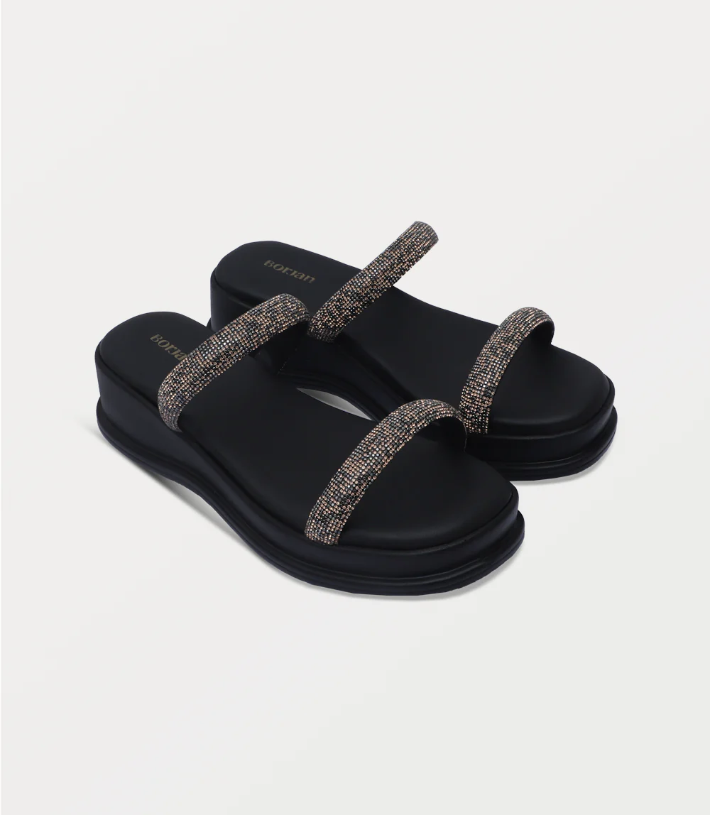 Women Comfort Slipper-BLACK - Image 2