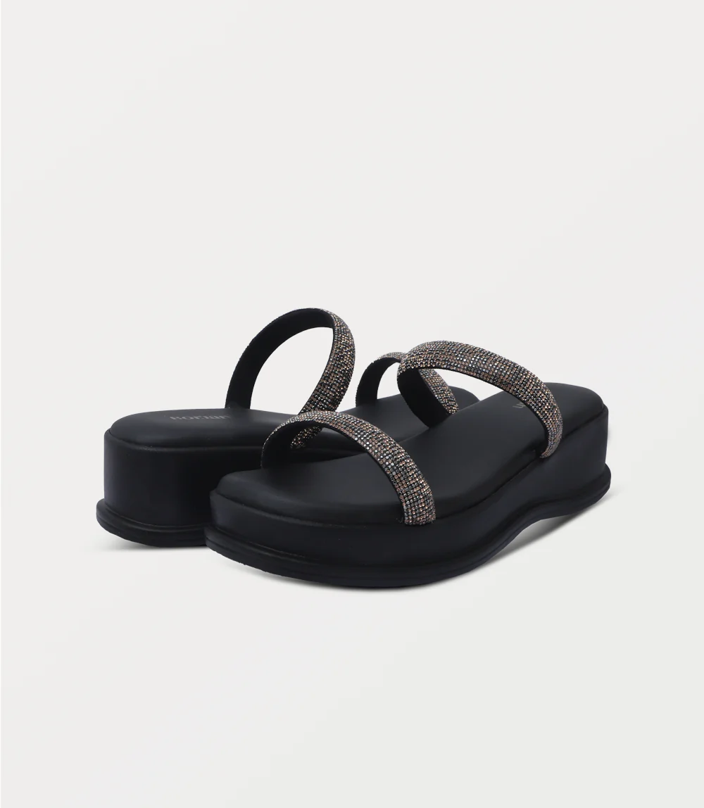 Women Comfort Slipper-BLACK - Image 3