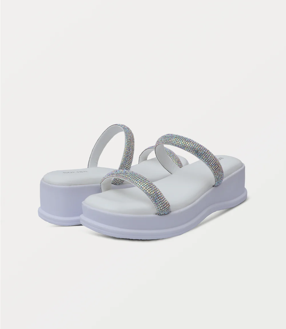 Women Comfort Slipper-WHITE - Image 3