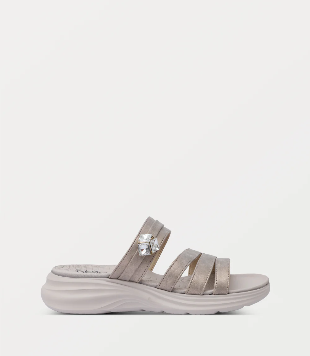 Women Comfort Slipper-GOLDEN