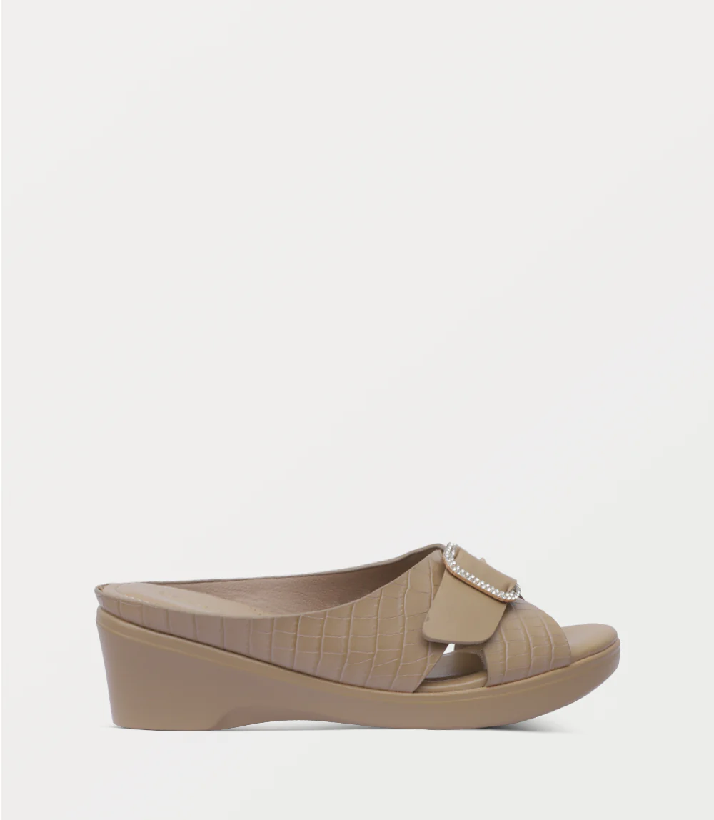 Women Comfort Slipper-KHAKI