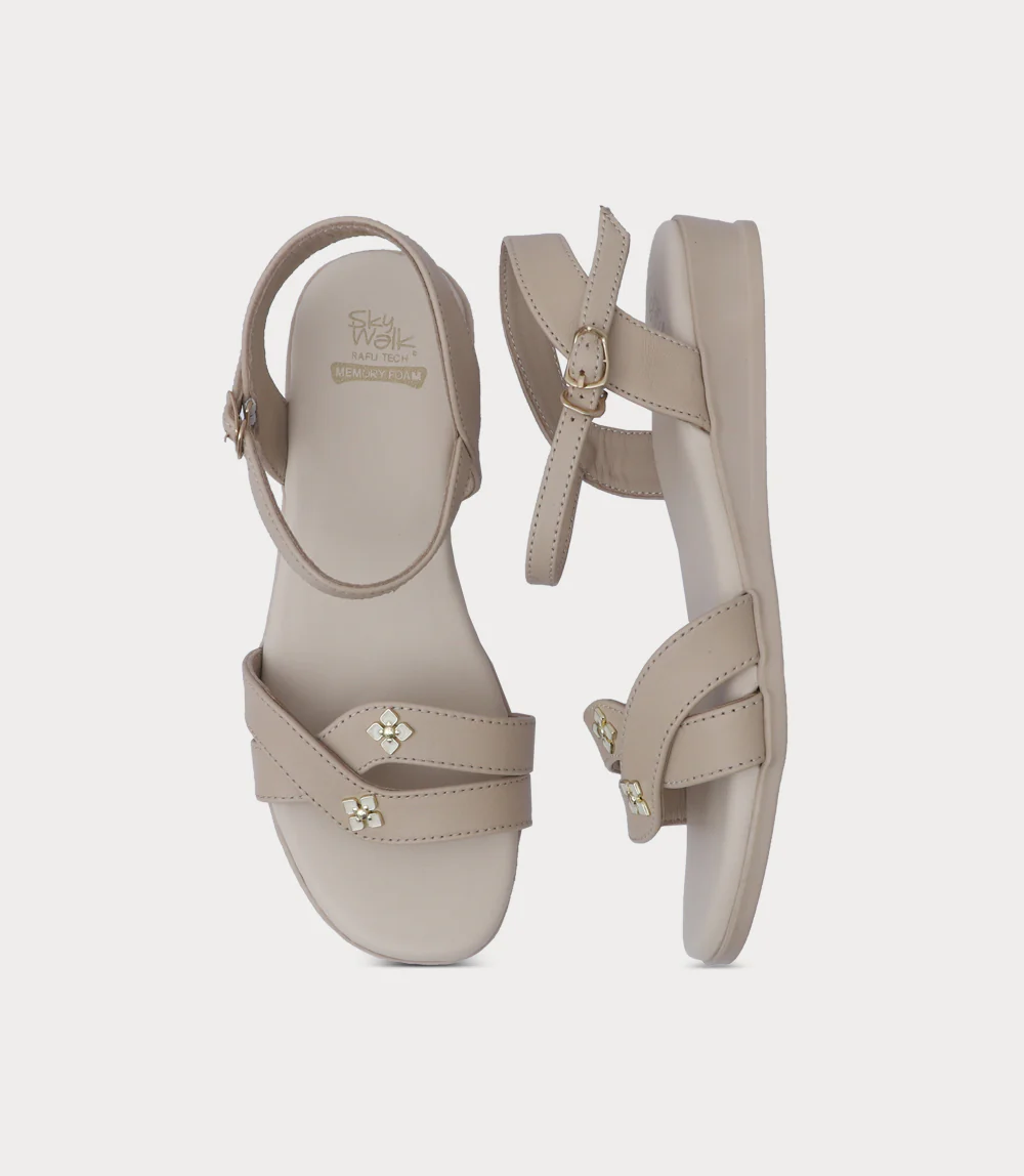 Women Comfort Sandal-FAWN - Image 4