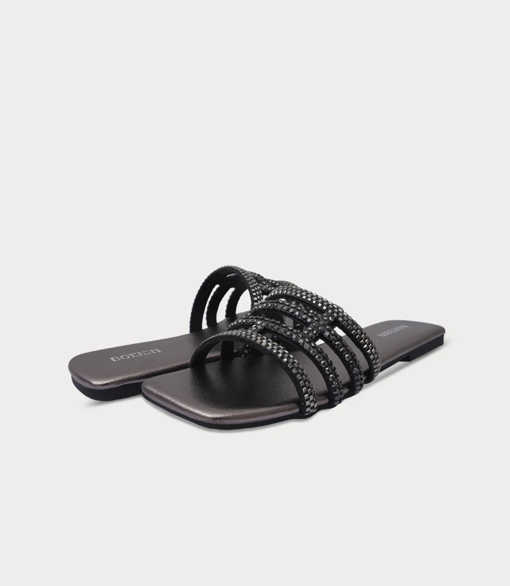 Women Slipper-PEWTER - Image 3
