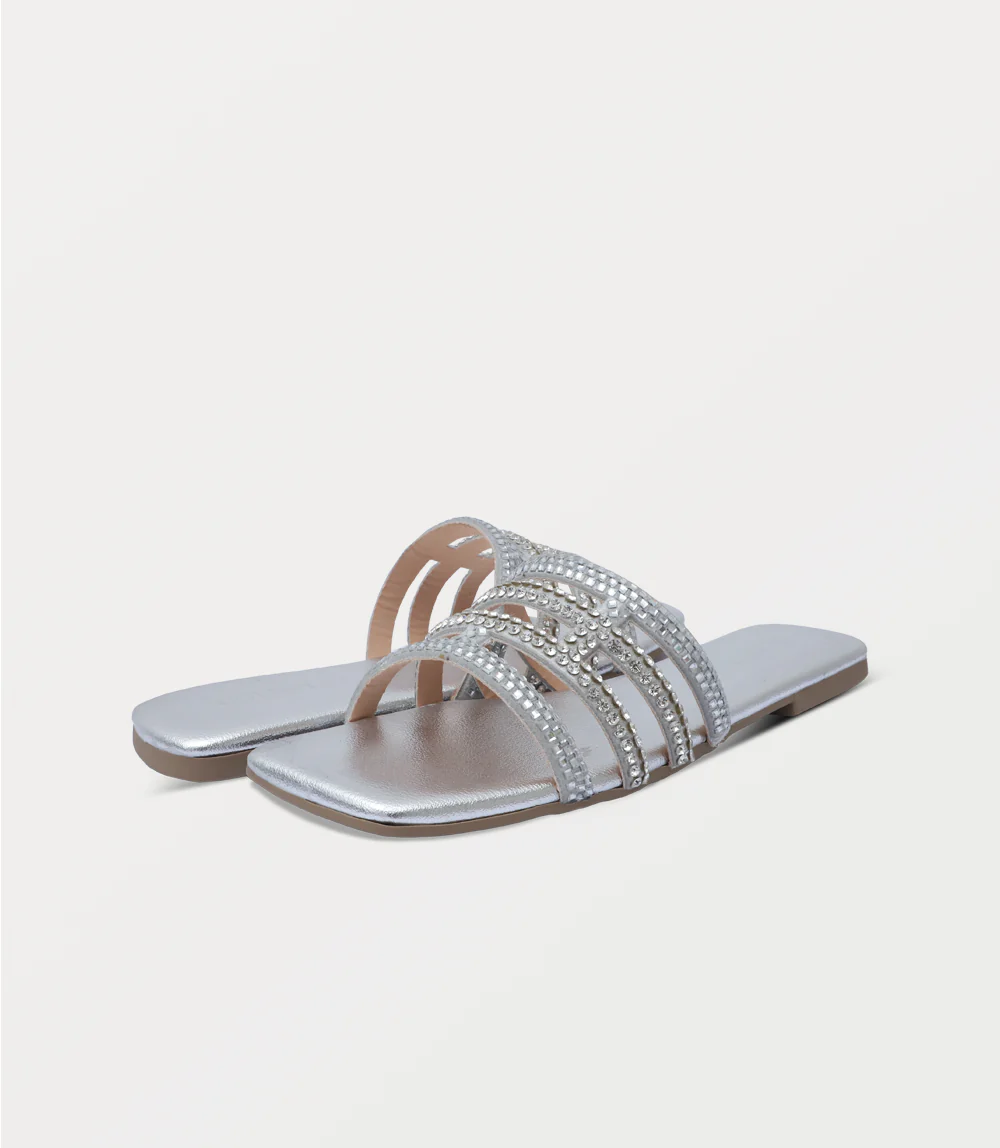 Women Slipper-SILVER - Image 3