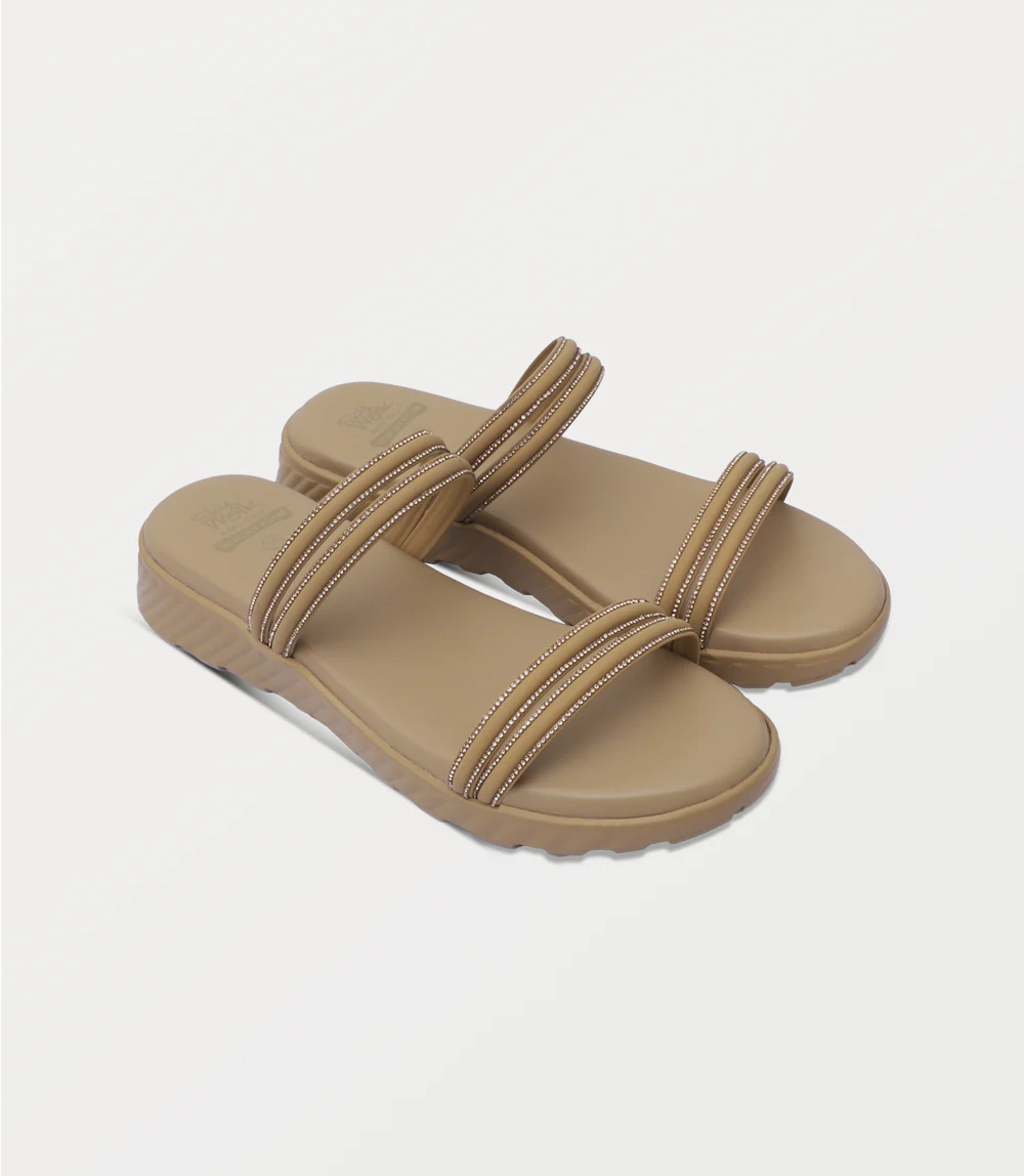 Women Comfort Slipper-BEIGE - Image 2