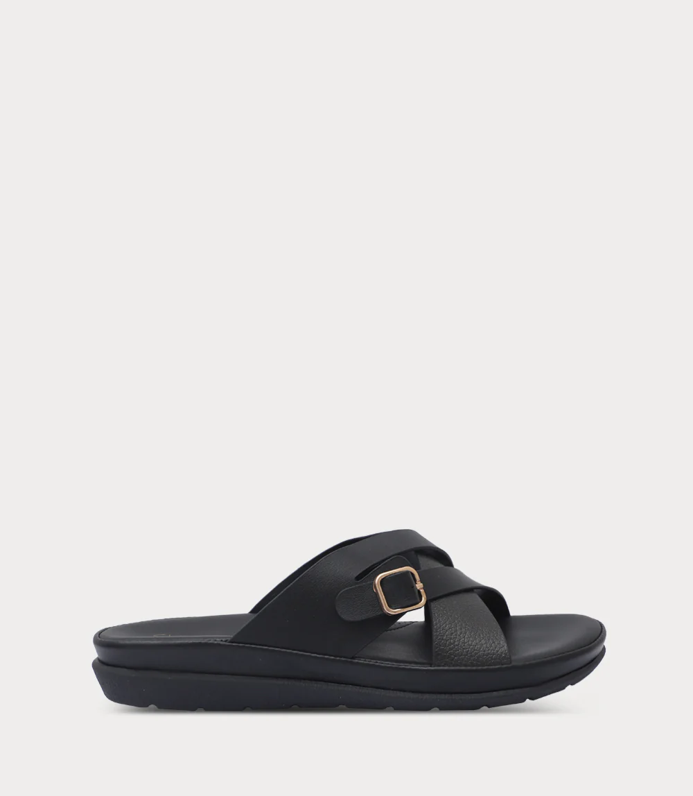 Women Comfort Slipper-BLACK