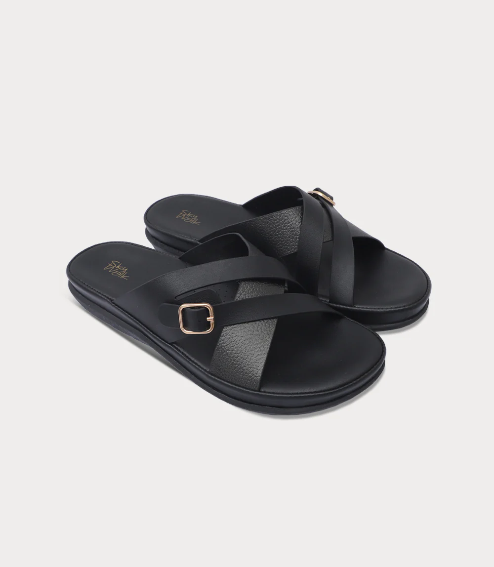 Women Comfort Slipper-BLACK - Image 2