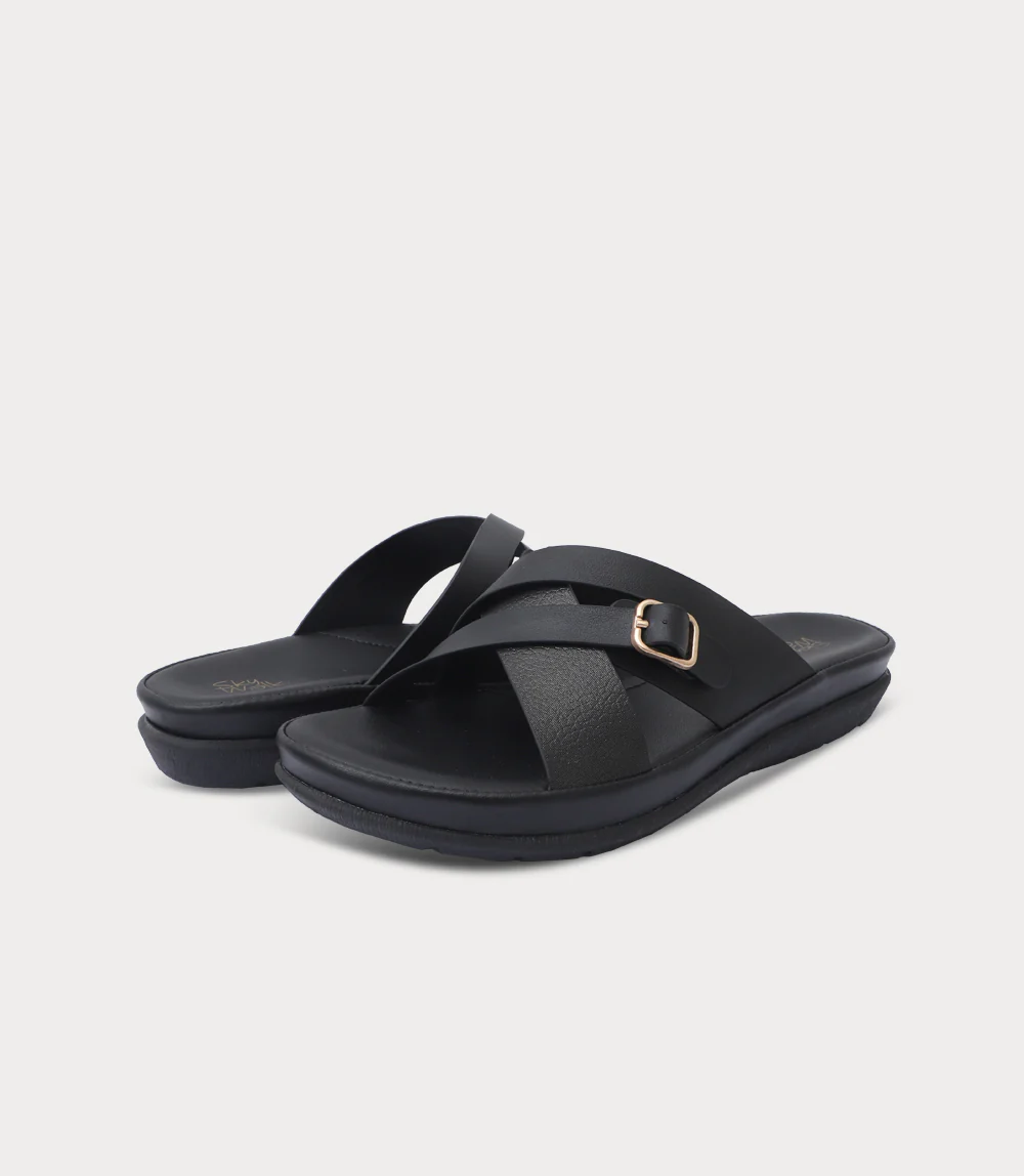 Women Comfort Slipper-BLACK - Image 3