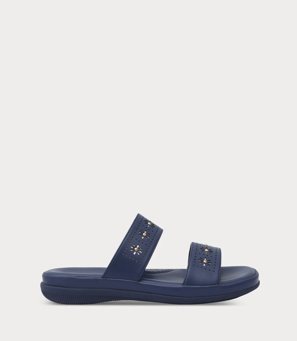 Women Comfort Slipper-NAVY