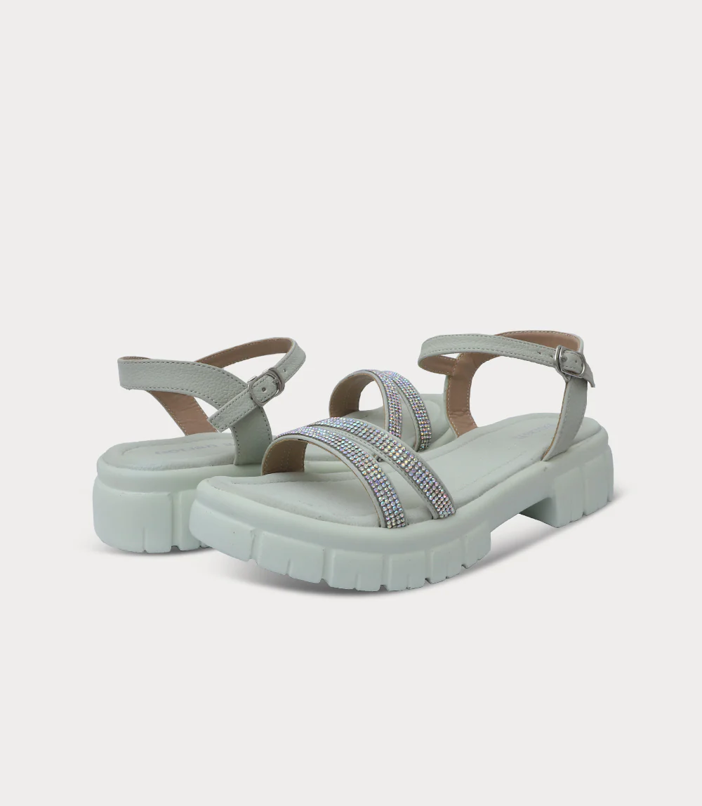 Women Platform Sandal-MINT - Image 3