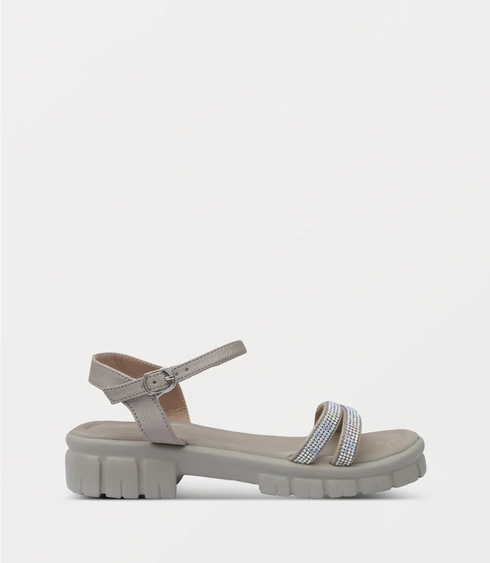 Women Platform Sandal-MOUSE GREY