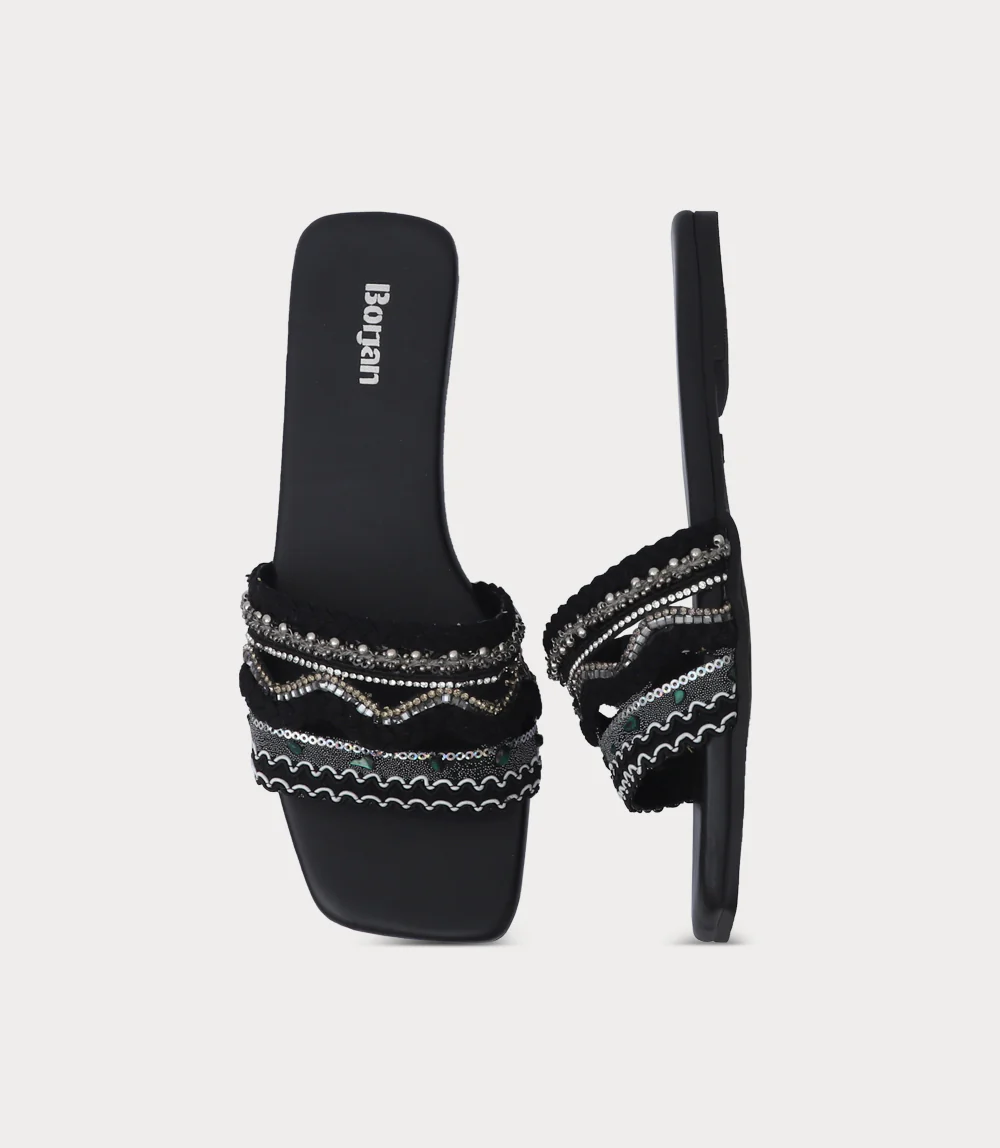 Women Slipper-BLACK - Image 4
