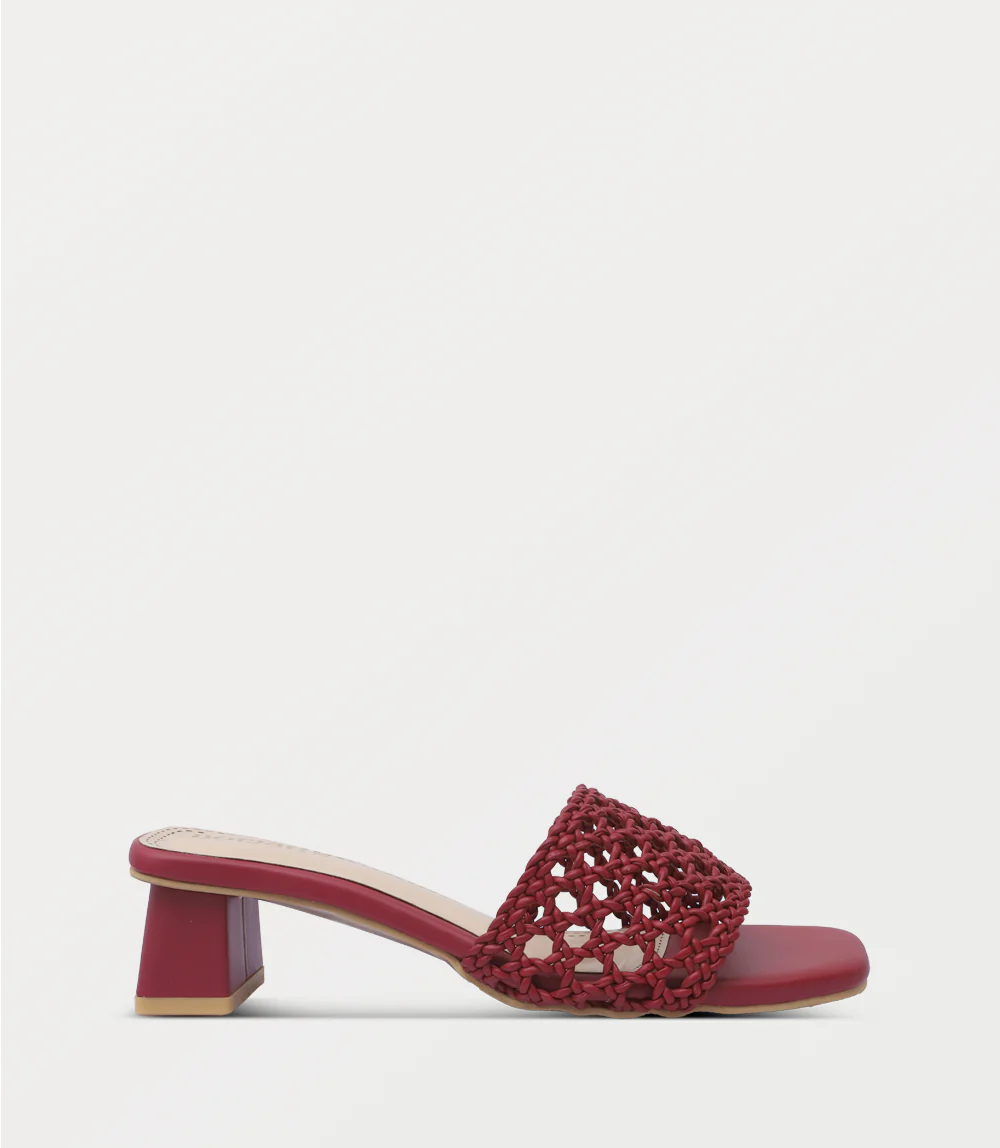 Women Slipper Heels-MAROON