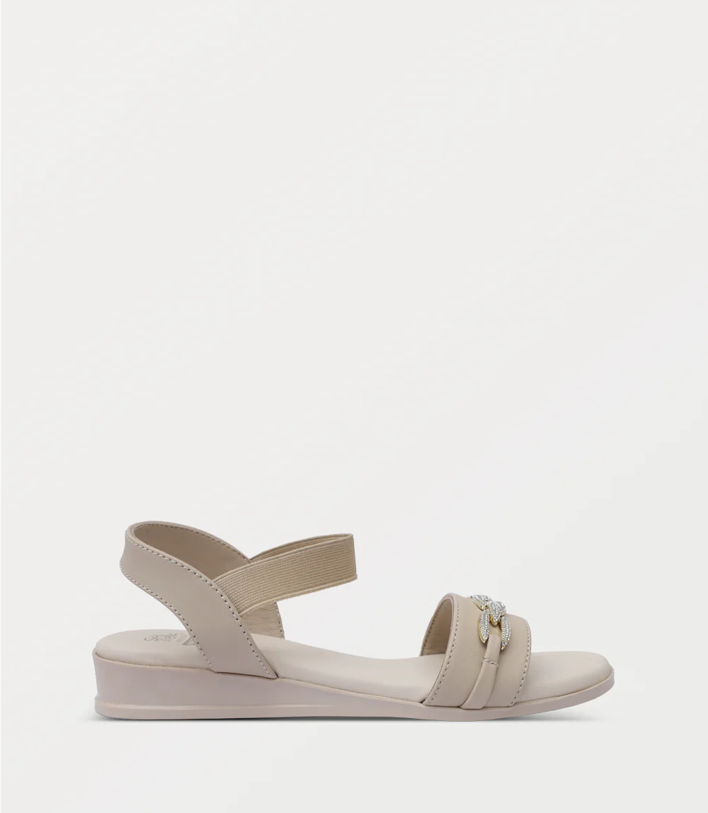 Women Sandal-FAWN