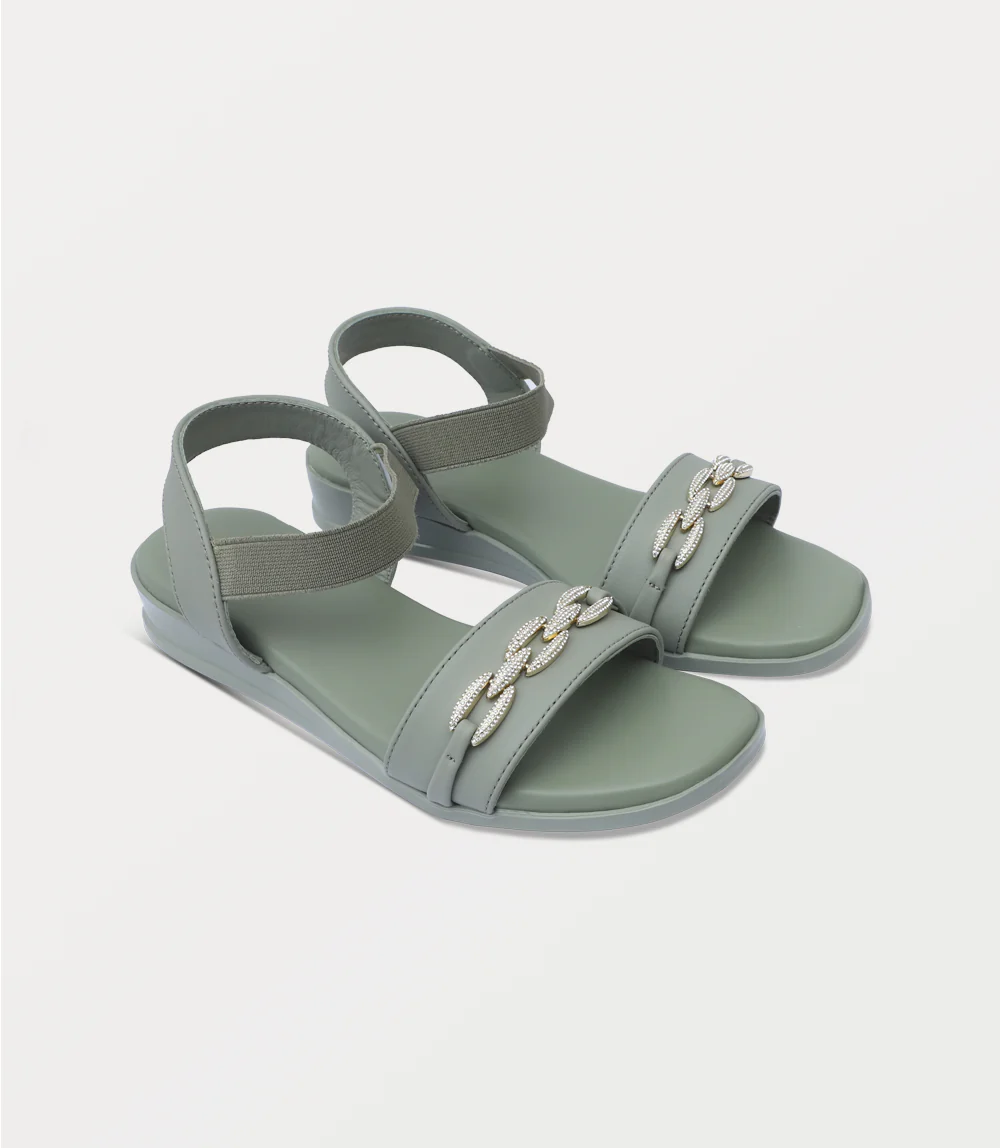 Women Sandal-MINT - Image 2