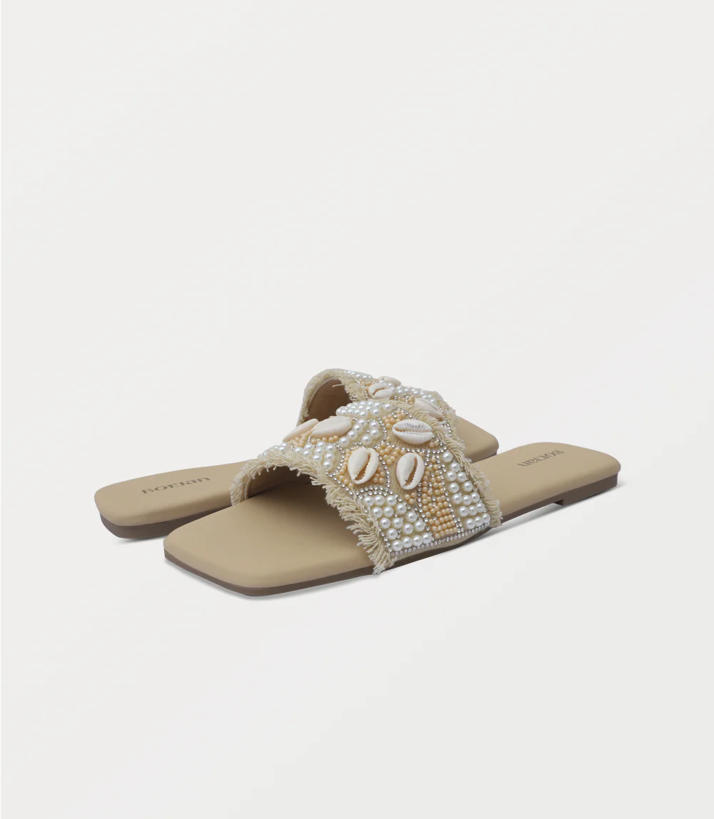 Women Slipper-BEIGE - Image 3
