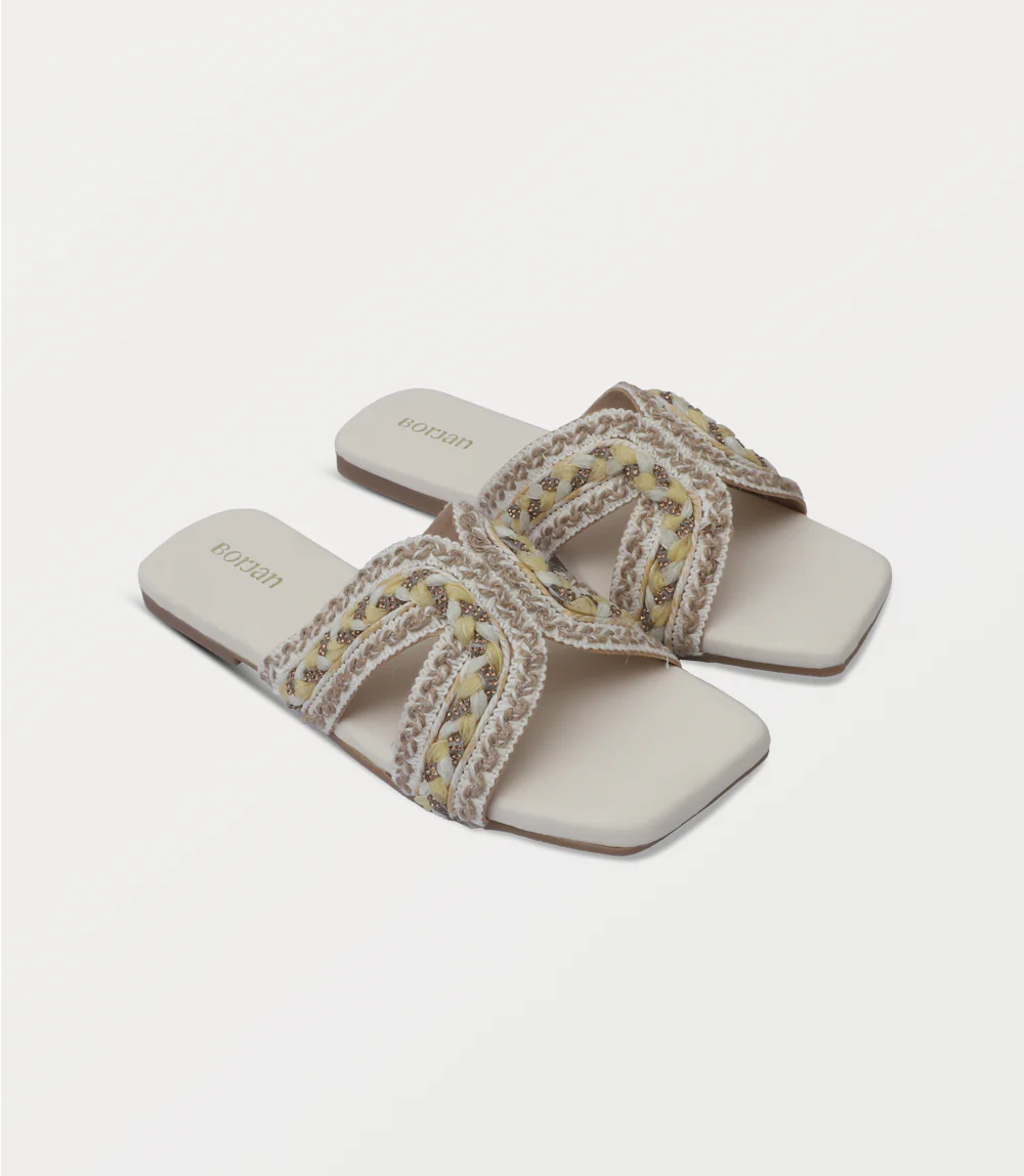 Women Slipper-IVORY - Image 2