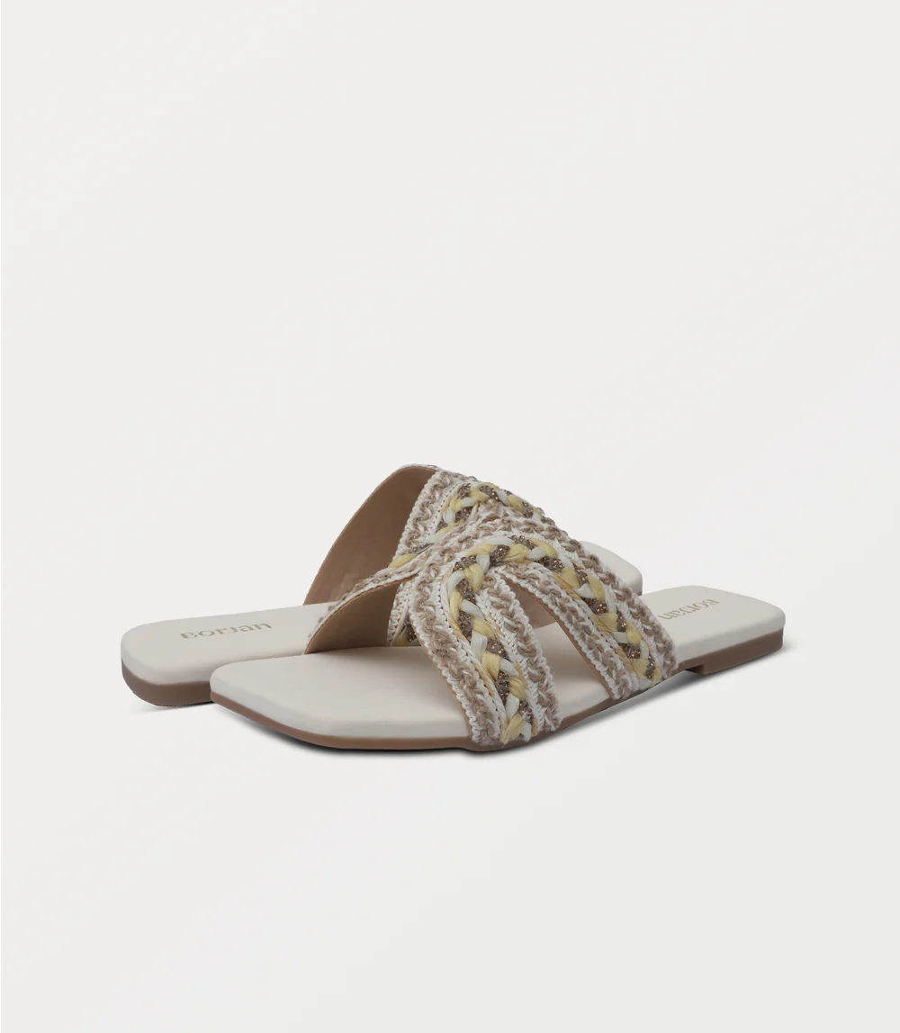Women Slipper-IVORY - Image 3