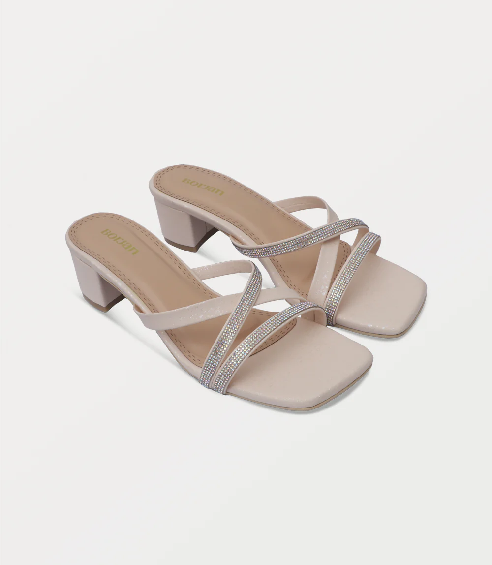 Women Slipper Heels-IVORY - Image 2