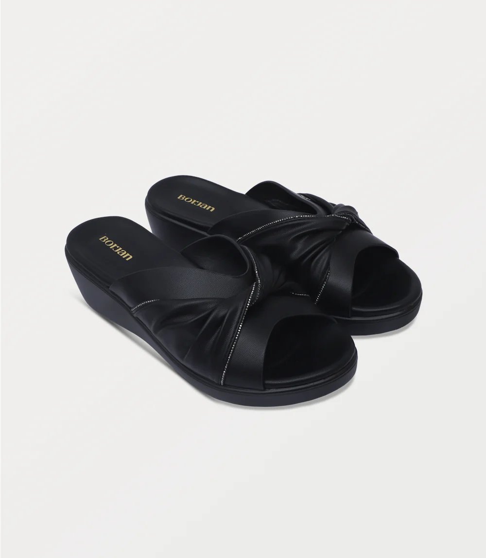 Women Comfort Slipper-BLACK - Image 2
