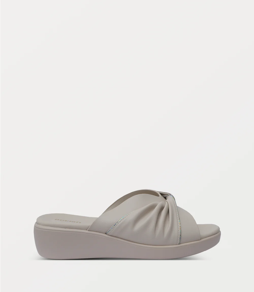 Women Comfort Slipper-L.BEIGE