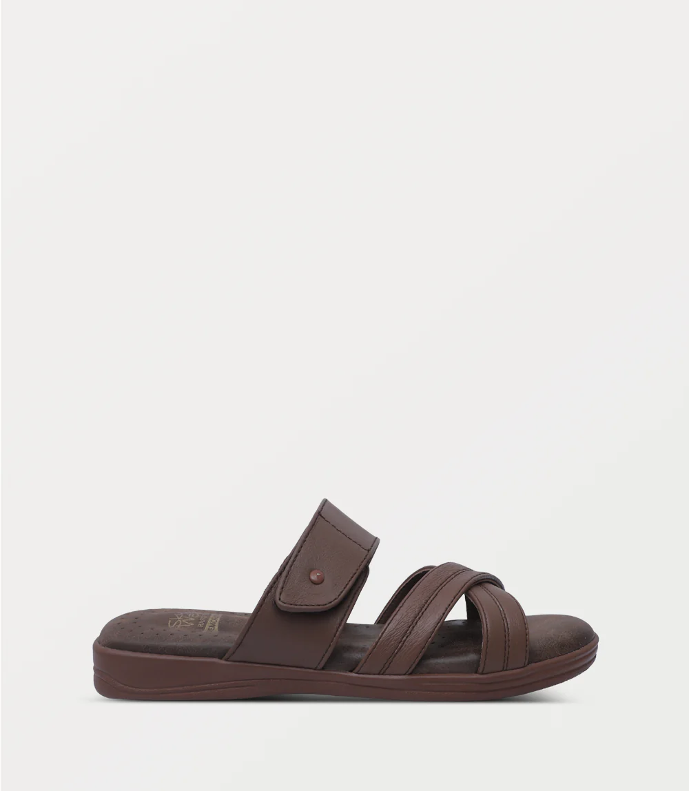 Women Comfort Slipper-BROWN