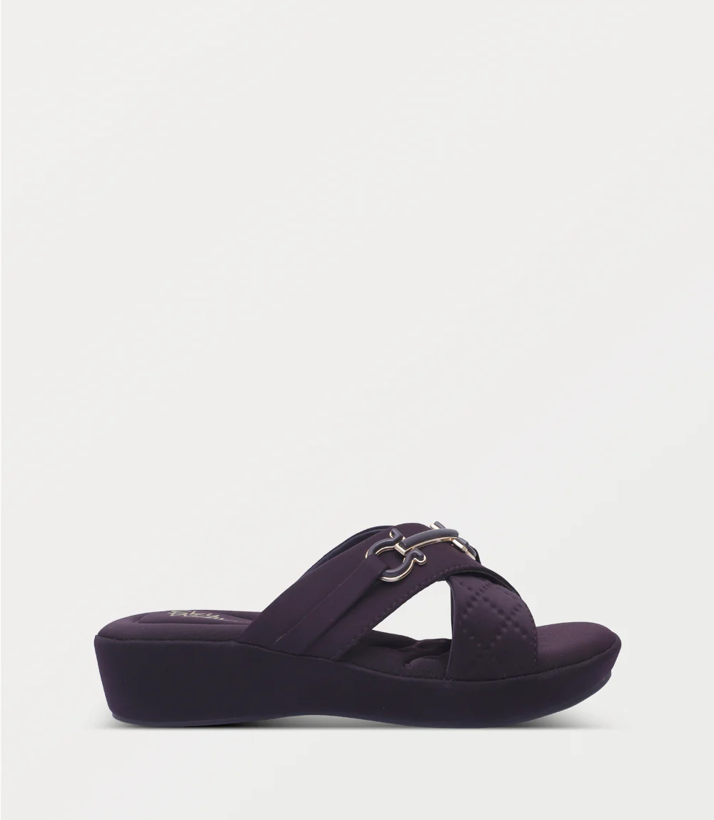 Women Comfort Slipper-PLUM